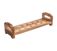 Egg Collecting Rack - 14.3x4.3x3.5 Inch Wood Sorter Tray Durable Rustic Kitchen Stand Compact Display Organizer Elegant Farmhouse Decor | Ar