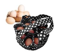 Egg Collection Basket, Egg Baskets for Fresh Eggs - Chicken Egg Collecting Basket with 9 Bags | Egg Collection Organizer Portable Egg Storage Solution for Family Garden Farms