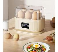 Egg Cooker, Electric Rapid Egg Cooker with 6 Eggs Capacity, Auto Shut Off Multi Function Kitchen Appliance Cookers for Home Kitchen Breakfast & Vegetable Steamer (Green 1pcs)