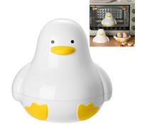 Egg Cooker for Microwave, 4-Capacity Dining Boiler Steamer, Duck Shaped Rapid Microwave Egg Boiler, for Perfect Hard Boiled Or Soft, Quick and Easy Breakfast Kitchen Gadgets