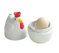 Egg Cooker For Microwave Individual Egg Cellar | Portable Non Hidden Chicken Shape Quick Carrier | Breakfast Friendly Kitchen Appliance Omelett Bacon Potatoes Fast