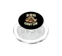 Egg Count Low Farm Chickens PopSockets PopGrip for MagSafe