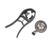 Egg Cracker, Automatic Egg Cracking Tool Handheld Automatic Egg Opener Stainless Steel Eggshell Cutter