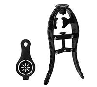 Egg Cracker, Egg Separator Opener for Raw Egg, PP Egg Separator Egg Topper Cutter Shell Opener Easy, Eggshell Cutter Creative Kitchen Tool (Black)