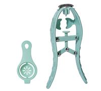 Egg Cracker, Egg Separator Opener for Raw Egg, PP Egg Separator Egg Topper Cutter Shell Opener Easy, Eggshell Cutter Creative Kitchen Tool (Green)