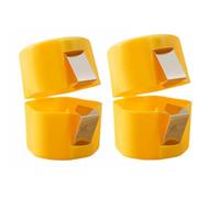 Egg Cracker Tool, Fast Egg Peeler for Hard Boiled Eggs & Raw Eggs, 2 Packs (YELLOW2pcs)