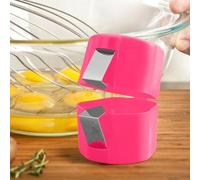 Egg Cracker Tool, Fast Egg Peeler for Hard Boiled Eggs & Raw Eggs (Hot Pink,1 Pack)