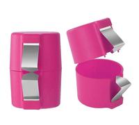 Egg Cracker Tool - No Mess Easy Egg Opener, Egg Cracker Separator Tool, Handheld Egg Cutting Tool, Portable Egg Cracking Tool for Kitchen Baking (Pink)