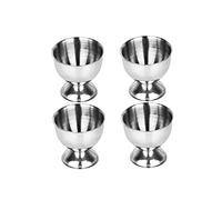 Egg Cup Holder Stainless Steel Egg Cups Set Egg Tray Kids Egg Cups Holder Stand for Hard & Soft Boiled Eggs Holders Kitchen Tool for Soft Boiled Egg 4PCS