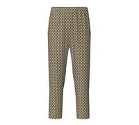 Egg Cup Noodle Ramen Print Snug Plaid Pajama Pants Adjustable Elastic Waistband Practical Side Pockets Enjoy