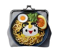 Egg Cup Noodle Ramen Small Makeup Bag for Purse, Mini Portable Cosmetic Bags, for Gym and Daily Use
