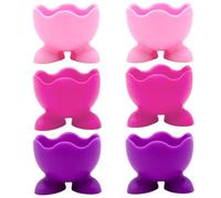 Egg Cups Boiled Egg Holder Kitchen Silicone Egg Cups Set Egg Cups Colorful for Kitchen Boiled Eggs Breakfast Stack and Egg Cups Holders (94.5, Grams)