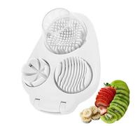 Egg Cutter-Egg Cutter 3-Way No Steel Wire Egg Chopper for Hard Boiled Eggs-Multifunctional Kitchen Chopper Tool | Strawberry Mushroom Cherry