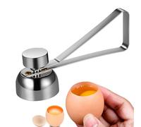 Egg Cutter Egg Topper Stainless Steel Cracker Eggshell Opener Egg Shell Separator Kitchen Tools for Raw Soft Hard Boiled Egg Pudding Desserts