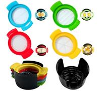 Egg Cutter for Hard Boiled Eggs, Egg Slicer for Hard Boiled Eggs, 4 in 1 Multipurpose Cutter with Stainless Steel Wire, Reusable Strawberry Slicer for Soft Fruits