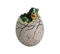 Egg Dinosaur Toys - Handcrafted Fidget Figurines, Dragon Easter Eggs, Movable Joint Creature, Desk Sculpture Model, Youth Activity Category, Large Green Shell for Adults Girls Home Party Indoor
