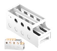 Egg Dispenser for the Refrigerator, Automatic Rolling Egg Holder, Automatic Rolling Ego Container, Space-Saving Organiser, Food Dispenser Holder for Fridge Storage