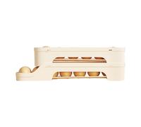 Egg Dispenser With Wheels - Automatic | Organizer For Fridge - Egg Dispensing For Fridge | Automatic Dispenser | Container For Uova | 2026 Professional | Ant