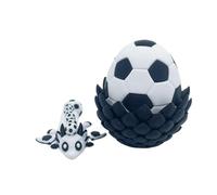 Egg Fidget Toy - 3D Printed Flexible Realistic - The Sports Ball Theme Fidget Egg | Suitable for Children Teens Adults Family Home Office School Celebration