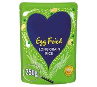 Egg Fried Long Grain Rice, Microwave Pouch, Made with Free-Range Eggs, Gluten Free, Vegetarian, 250g