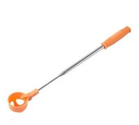 Egg Grabber for Chicken Eggs - Extendable Stainless Steel Egg Picker Tool with Non-Slip Handle, Long Reach Egg Lifter for Collecting Fresh Eggs from Coop, Poultry Nest, and Farm Use