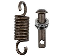 Egg Hammock Chair Ultimate Hanging Kit by JPKTA - 500LBS Capacity Hammock Chair Spring and Pin Plug for Hanging Basket Chairs Hammock and Porch Swings (Brown)