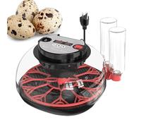 Egg Hatching Incubators - Automatic Temperature Control Egg Candler Incubator -Hen Egg Incubator - Growing Equipment, with Clear Lid, Lighting Design