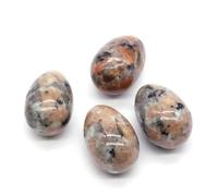 Egg Healing Crystal Stone Natural Gems Chakra Yoga Reiki Energy Massage Mineral Specimen Easter Gifts Home Decor 30x20mm