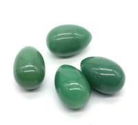 Egg Healing Crystal Stone Natural Gems Chakra Yoga Reiki Energy Massage Mineral Specimen Easter Gifts Home Decor 30x20mm