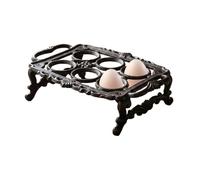 Egg Holder for Counter Cast Iron Retro Tray