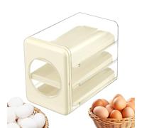 Egg Holder For Refrigerator Clear Sloped Track Organizer Box
