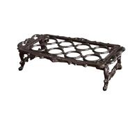 Egg Holder - Retro Cast Iron Tray | Sturdy Cast Iron Egg Storage for Kitchen Countertop, Antique Design for Farmhouse & Restaurant, Ideal as Christmas Decoration for Counter & Home