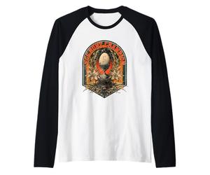 Egg Hunt Champion Vintage Easter Laurel Crest Raglan Baseball Tee