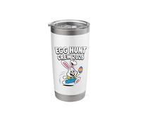 Egg Hunt Crew 2026 Bunny Running Easter Art Stainless Steel Insulated Tumbler