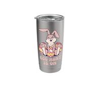 Egg Hunt is On - Cute Easter Egg Design for Boys Girls Stainless Steel Insulated Tumbler