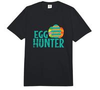Egg Hunter Easter Colorful Easter Eggs Comfort Colors Adult Heavyweight T-Shirt