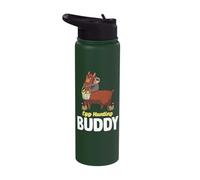 Egg Hunting Buddy Alpaca and Sloth Stainless Steel Insulated Water Bottle