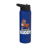 Egg Hunting Buddy Alpaca and Sloth Stainless Steel Insulated Water Bottle