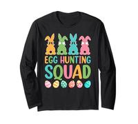 Egg Hunting Squad Bunny Family Matching Happy Easter Day Long Sleeve T-Shirt