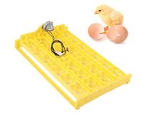 Egg Incubator, 24 Eggs Poultry Hatching Machine Automatic Turning Egg Incubator Egg Tray for Hatching Chicken Duck Goose Quail Birds Turkey Eggs (12V)