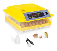 Egg Incubator 48 Eggs In gg Candler and Water Dispenser Fully Automatic - Chicken Incubators by Yellow
