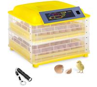 Incubato Egg Incubator Egg Hatcher IN-96DDI (96 Eggs, Incl. Egg Candler, Fully Automatic, Intelligent temperature control, 150 W motor)
