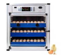 Egg Incubator, Automatic Egg Incubators with Automatic Turning & Water Addition, Humidity & Temperature Control, Eggs Candler Incubator for Hatching Chicken Poultry Eggs 204-eggs