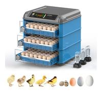 Egg Incubator Automatic Hatcher with Temperature and Humidity Control, Holds 128-500 Eggs, Ideal for Chicken, Duck, Quail, and Goose Breeding