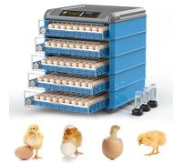 Egg Incubator Automatic Hatcher with Temperature and Humidity Control, Holds 128-500 Eggs, Ideal for Chicken, Duck, Quail, and Goose Breeding