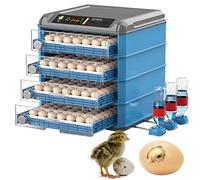 Egg Incubator Automatic Turning, Adjustable Temperature & Humidity, Poultry Hatcher for Hatching 500 Eggs, Ducks, Geese, Quail - Ideal for Egg Hatching Success