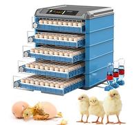 Egg Incubator Automatic Turning, Adjustable Temperature & Humidity, Poultry Hatcher for Hatching 500 Eggs, Ducks, Geese, Quail - Ideal for Egg Hatching Success