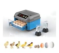 Egg Incubator Automatic Turning with Temperature Control, 360-Degree View for Hatching Chickens, Ducks, Geese, and Quail