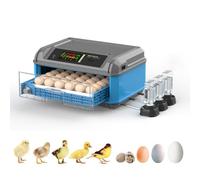 Egg Incubator Automatic Turning with Temperature Control, 360-Degree View for Hatching Chickens, Ducks, Geese, and Quail