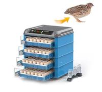 Egg Incubator for Hatching - 24-500 Egg Capacity, Fully Automatic Large Incubator for Chicken, Duck, Goose, Quail, Pigeon, Turkey - Ideal for Home, Science Classroom, Farm